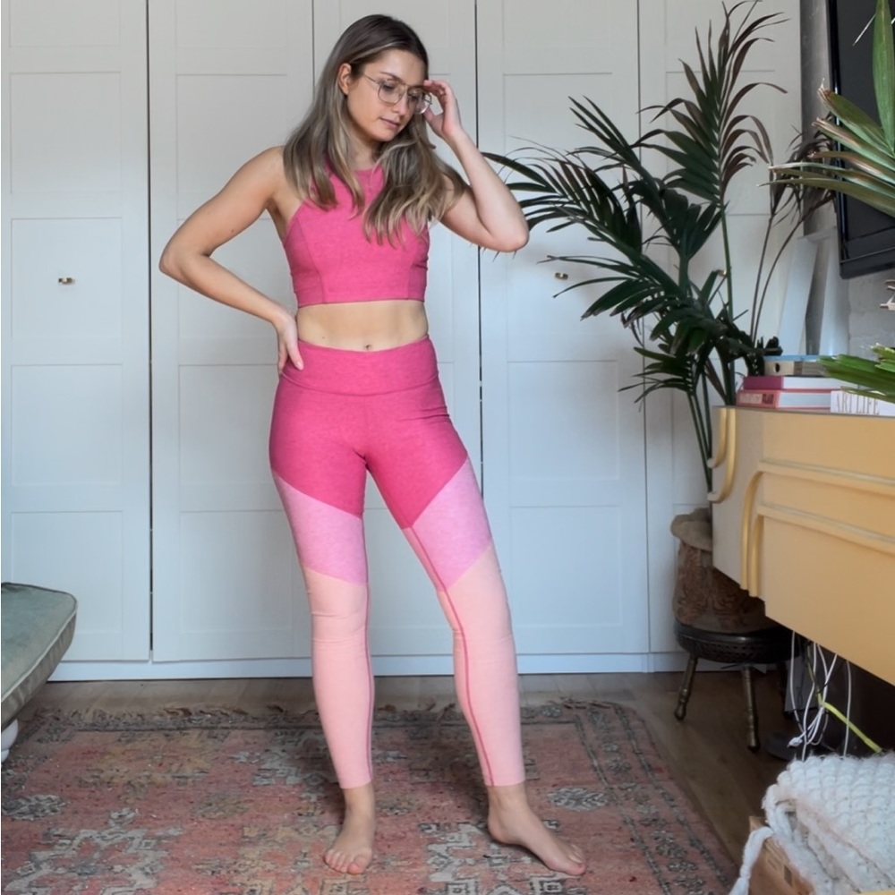 Outdoor Voices pink activewear set Small